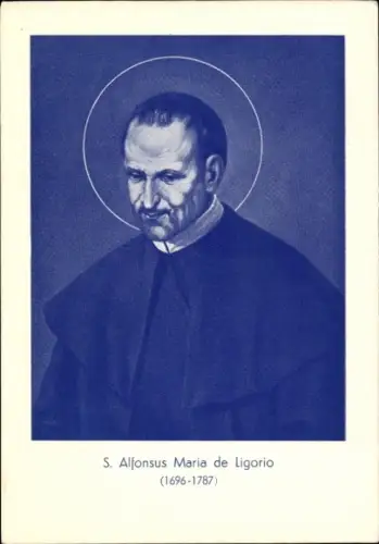Ak Hl. Alfons Maria von Liguori, Portrait