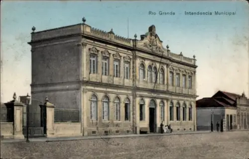 Ak Rio Grande do Sul Brasilien, Intendencia Municipal,   Architektur, 