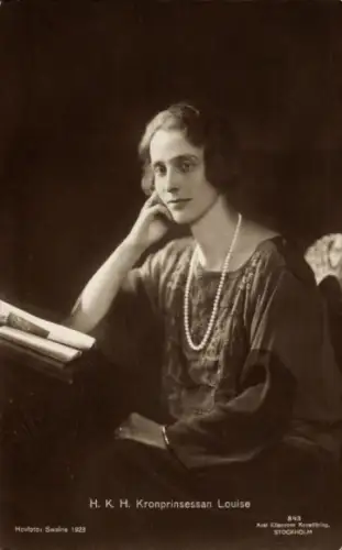 Ak Kronprinzessin Louise Mountbatten, Portrait