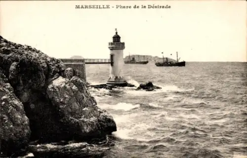 CPA Marseille Bouches-du-Rhône, Phare de la Désirade