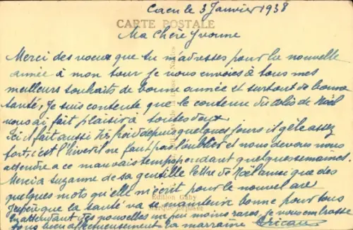 Ak Caen Calvados, Bahnhof