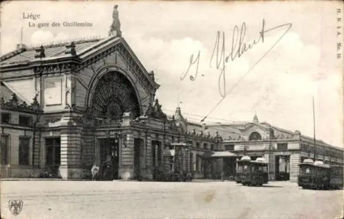Ak Liège Lüttich Wallonien, Bahnhof, Gare des Guillemins
