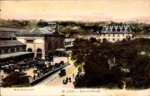CPA Lyon Rhône, Gare de Perracks
