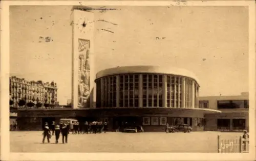 Ak Brest Finistère, Bahnhof