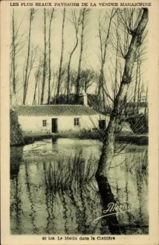 Ak Vendée Maraichine, Der Morgen auf der Lichtung