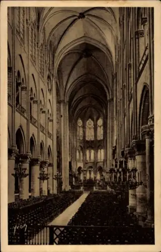 CPA Paris IV., Notre Dame, Interieur