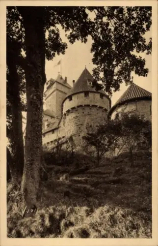 CPA Haut-Koenigsbourg Orschwiller Orschweiler Alsace Bas Rhin, Château