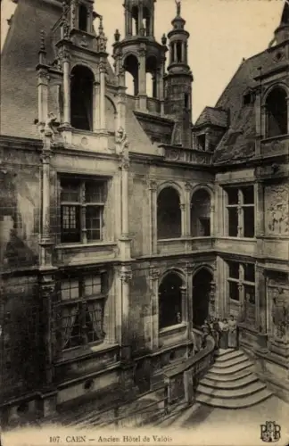 Ak Caen Calvados, Ancien Hotel de Valois
