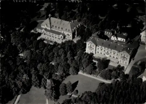 Foto Bad Steben in Oberfranken, Kuranlagen, Fliegeraufnahme