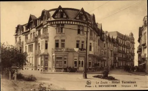 Ak Zoute Knokke Heist Westflandern, Hotel Terminus