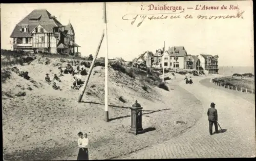 Ak Duinbergen Knokke Heist Westflandern, Avenue du Roi