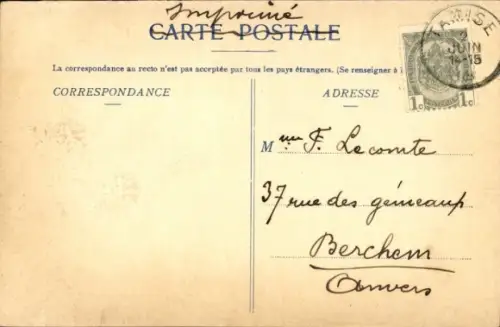 CPA Tamise Temse Temsche Flandre orientale, Vue sur l'Escaut, Wilford VI