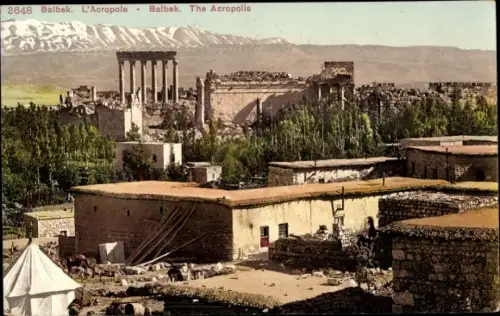 Ak Baalbek Libanon, Akropolis, Tempel