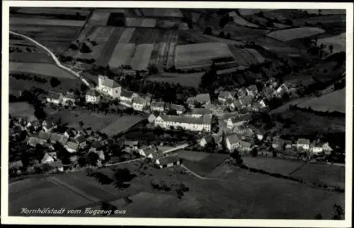 Ak Kornhöfstadt Scheinfeld Mittelfranken, Luftaufnahme