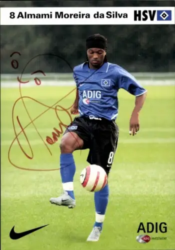 Autogrammkarte Fußballer Almami Moreira da Silva, Hamburger SV / HSV, Autogramm