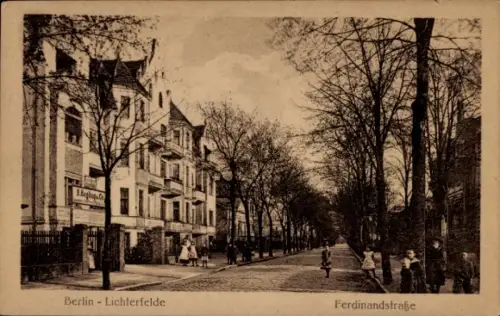 Ak Berlin Steglitz Lichterfelde, Ferdinandstraße