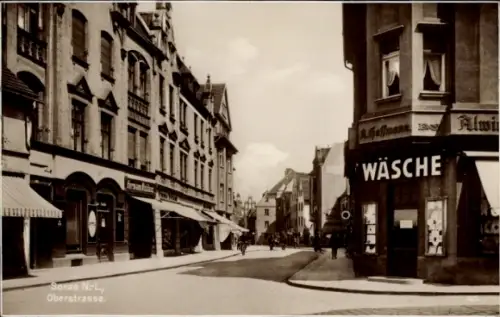 Ak Żary Sorau Niederlausitz Ostbrandenburg, Oberstraße, Geschäfte