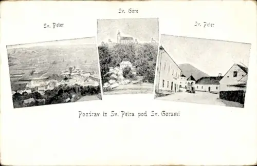 Ak St. Peter pod Sv. Goram Slowenien, Gesamtansicht