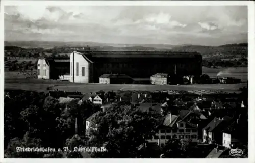 Ak Friedrichshafen am Bodensee, Luftschiffhalle