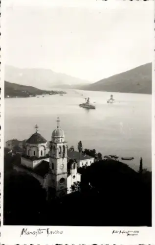 Foto Ak Herceg Novi Castelnuovo Montenegro, Kloster Savina