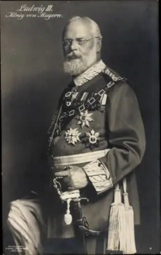 Ak Ludwig III, König von Bayern, Portrait