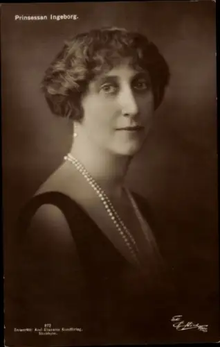 Ak Prinzessin Ingeborg von Schweden, Portrait