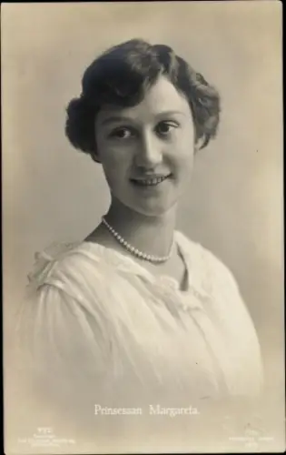 Ak Prinsessan Margareta von Schweden, Portrait
