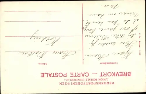 Ak Portrait von Kaiser Christian X. in Uniform