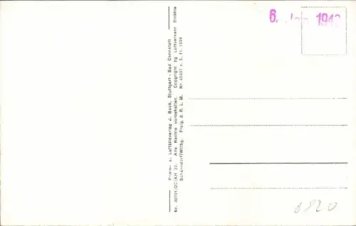 Ak Rot an der Rot in Württemberg, Luftaufnahme von  Kirche, Gebäude, einfache Bauweise