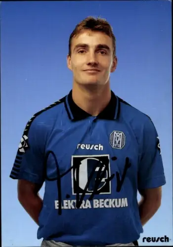 Autogrammkarte Fußballer Thomas Kluge, SV Meppen, Autogramm