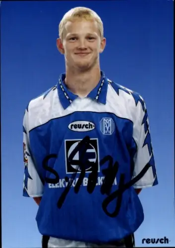 Autogrammkarte Fußballer Sebastian Röttger, SV Meppen, Autogramm
