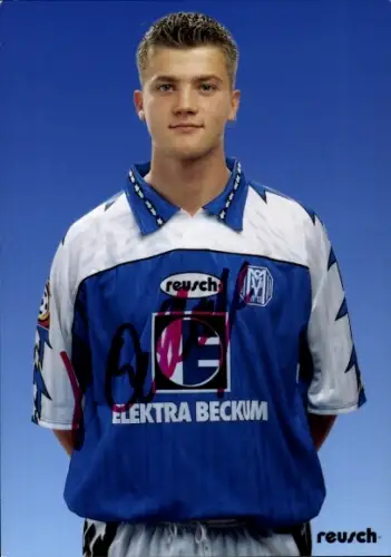 Autogrammkarte Fußballer Holger Wehlage, SV Meppen, Autogramm
