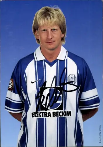Autogrammkarte Fußballer Bernhard Deters, SV Meppen, Autogramm