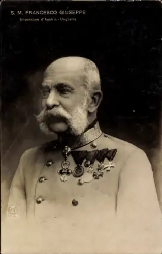 Ak Kaiser Franz Joseph I., Portrait