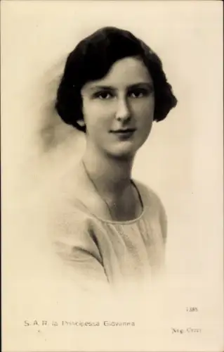 Ak S.M. Giovanna di Savoia, Regina di Bulgaria