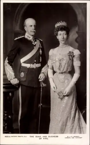 Ak Alexander Duff, 1. Duke of Fife, Prinzessin Louise von Großbritannien und Irland