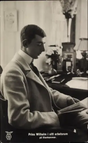 Ak Prince Wilhelm von Schweden, Duke of Södermanland, Portrait