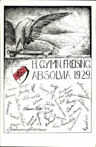 Studentika Ak Freising in Oberbayern, Absolvia 1929