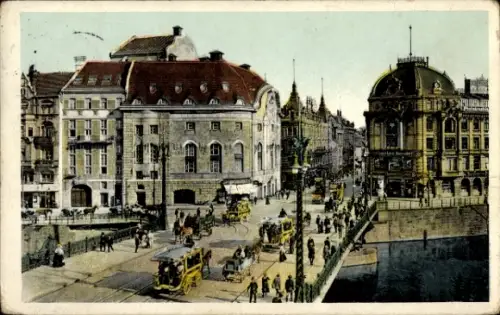 Ak Berlin Mitte, Weidendammer Brücke, Komische Oper