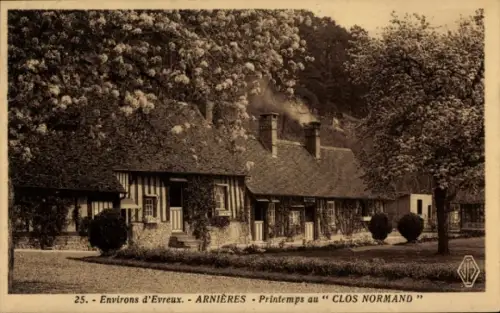 CPA Arnières Eure, Printemps au Clos Normand