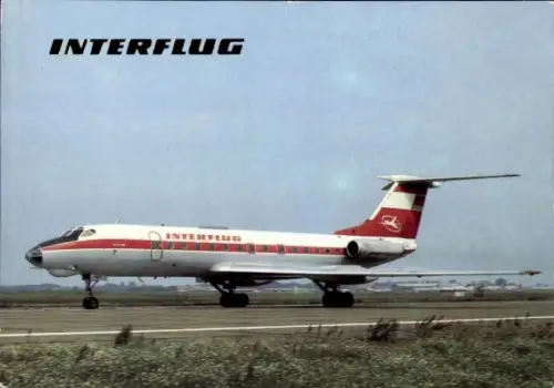 Ak Passagierflugzeug Tupolew Tu-134, Interflug