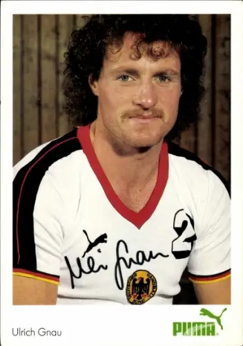 Autogrammkarte Handballspieler Ulrich Gnau, TV Großwallstadt, Autogramm