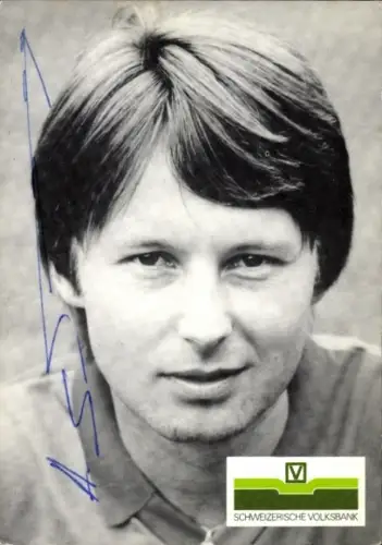 Autogrammkarte Fußballer Arthur von Wartburg, FC Basel, Autogramm