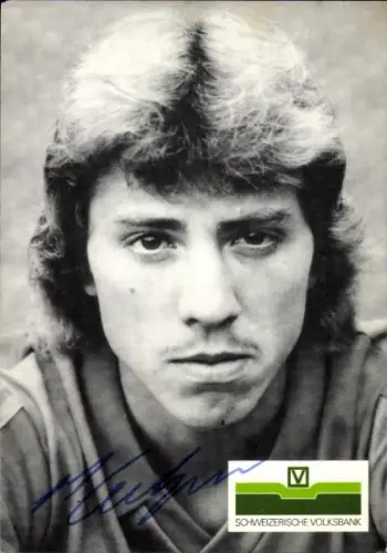 Autogrammkarte Fußballspieler Martin Jeitziner, FC Basel, Autogramm