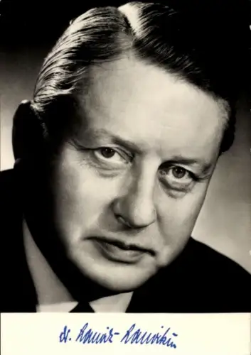 Ak Politiker Dr. Lauritz Lauritzen, BM Wohnungswesen