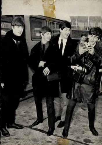Ak Musikgruppe The Beatles, John, Paul, George, Ringo