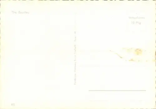 Ak Musikgruppe The Beatles, John, Paul, George, Ringo