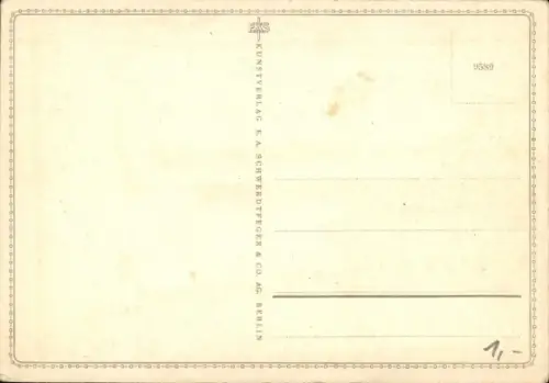 Ak Katze am Fenster, Tierportrait