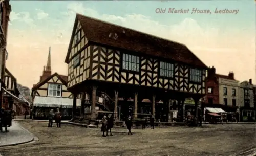 Ak Ledbury Herefordshire, Old Market House