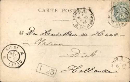 Ak Paris IX Boulevard de Capucines, Kutschen